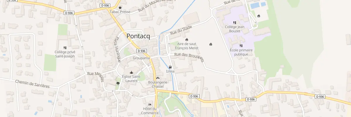 Plan du 9198 Rue des Brouquets à Pontacq