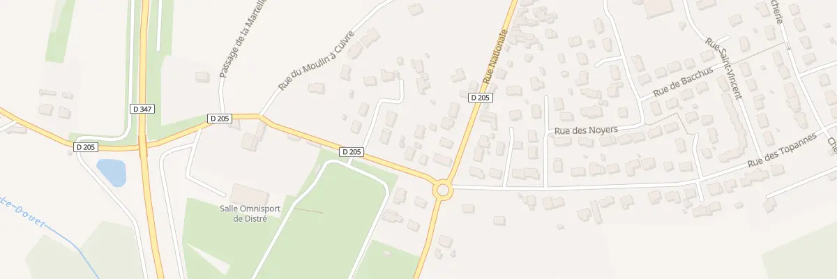 Plan du 1 Rue Nationale à Distré