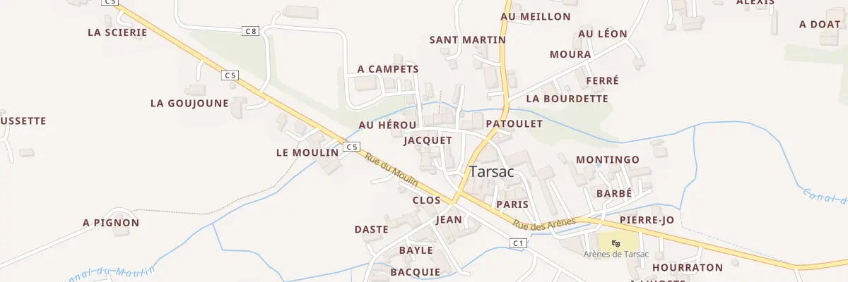 Plan du 63 Rue du Loc à Tarsac
