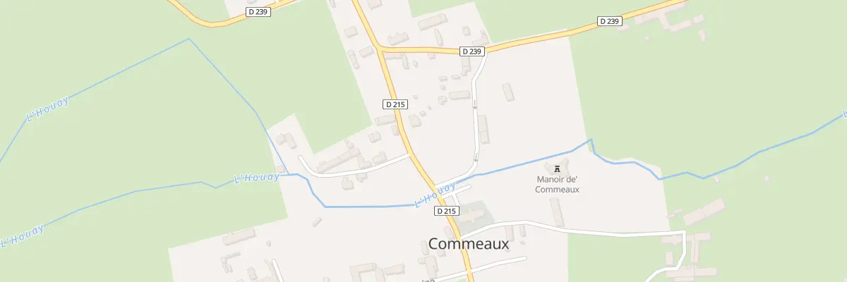 Plan du Bourg à Commeaux