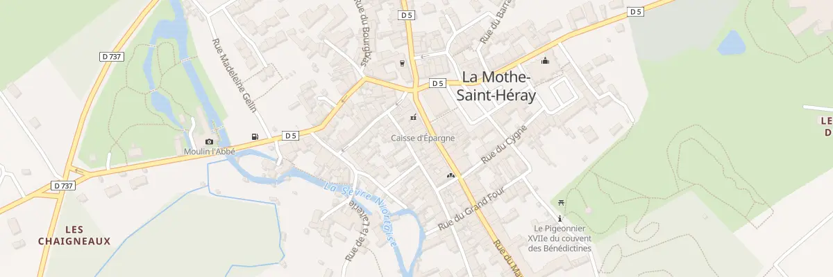 Plan du 14 Rue du Maréchal Joffre à La Mothe-Saint-Héray