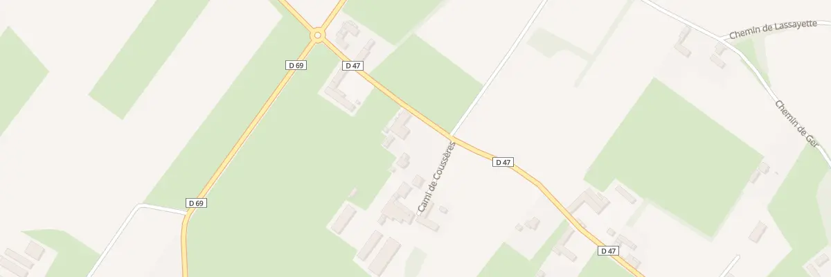 Plan du 6 Rte de Tarbes à Gardères