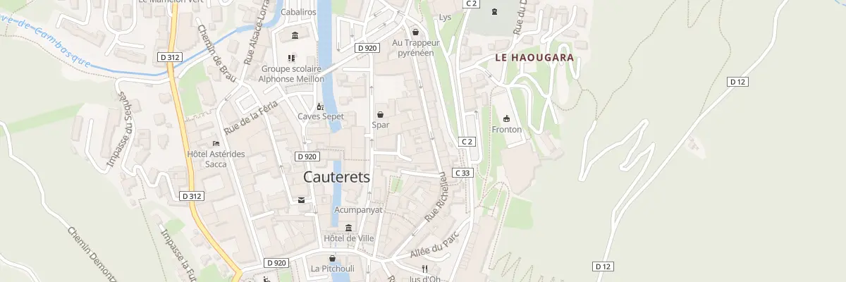 Plan du 25 Rue Richelieu à Cauterets