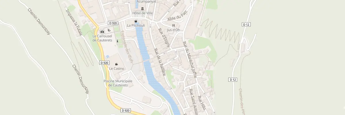 Plan du 3 Rue Victor Hugo à Cauterets