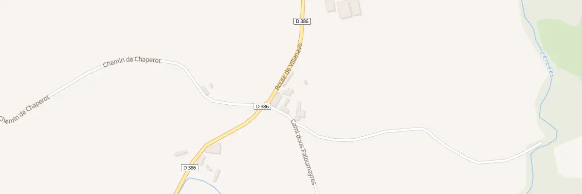 Plan du 9059 Rte de Villenave à Sedze-Maubecq