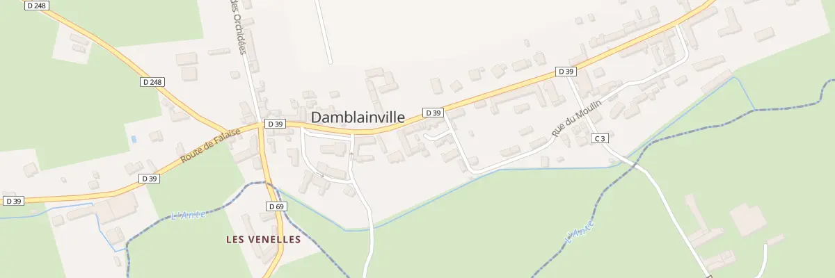 Plan du 5029 Le Bourg à Damblainville