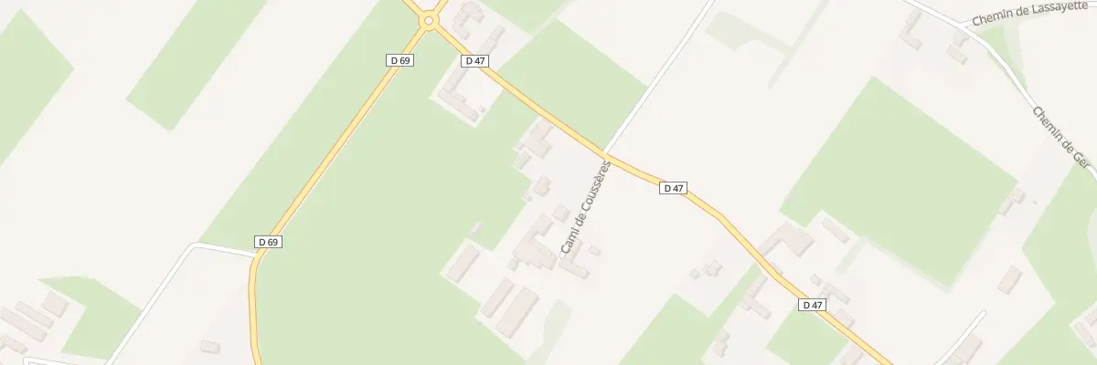 Plan du 2 Cami de Coussères à Gardères