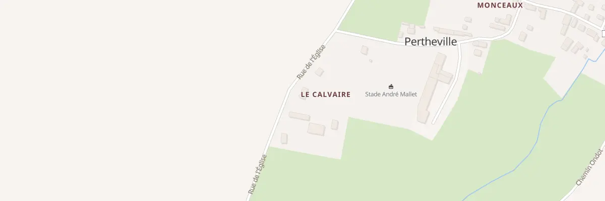 Plan du 5110 Les Monceaux à Pertheville-Ners