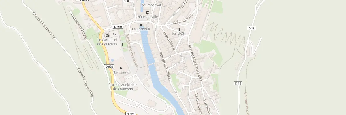 Plan du 6 Rue du General de Castelnau à Cauterets