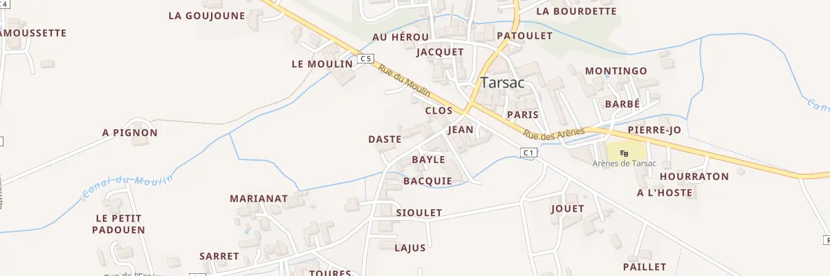 Plan du 64 Rue de l’Esté à Tarsac
