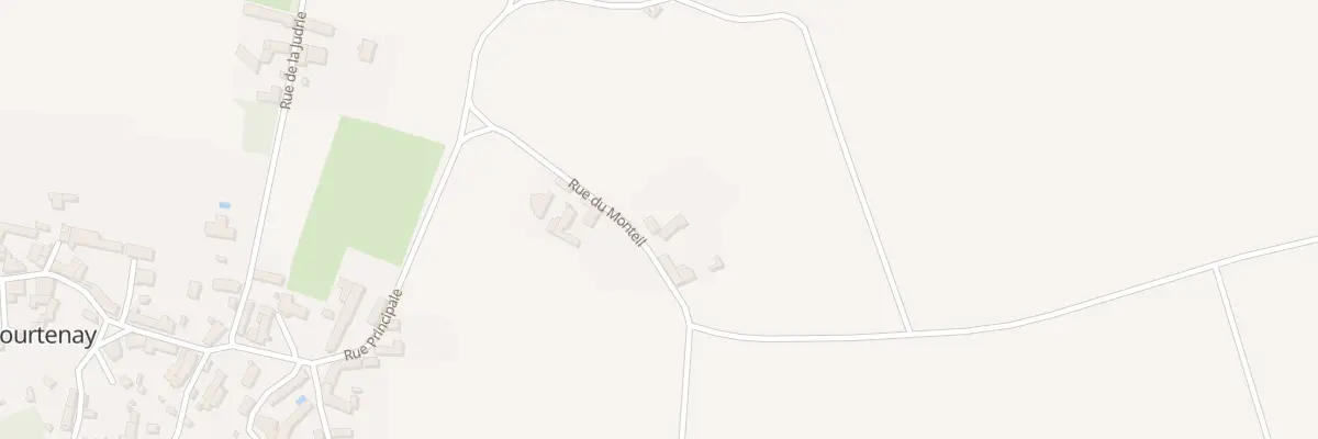 Plan du 1 Rue du Monteil à Tourtenay