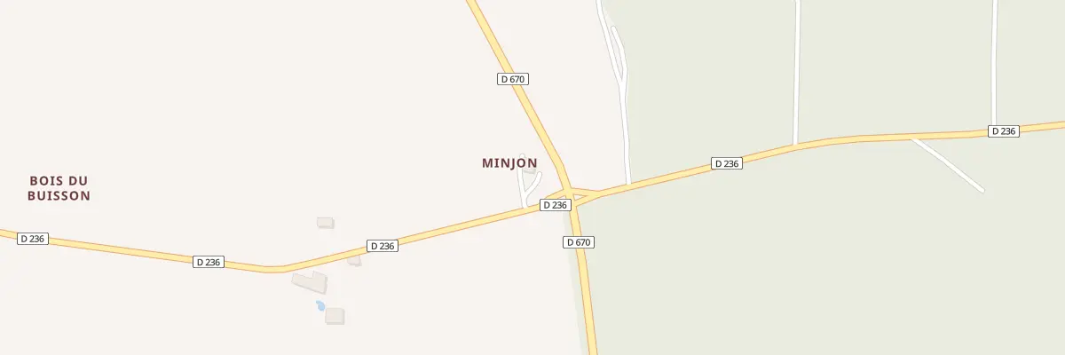 Plan du 1 Minjon à Blasimon