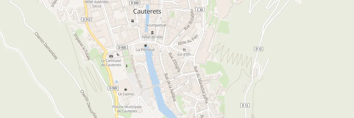 Plan du 7 Rue d’Etigny à Cauterets