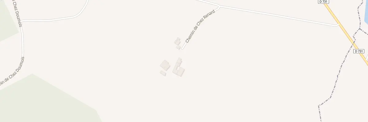 Plan du 1 Che de Chez Renard à Condéon