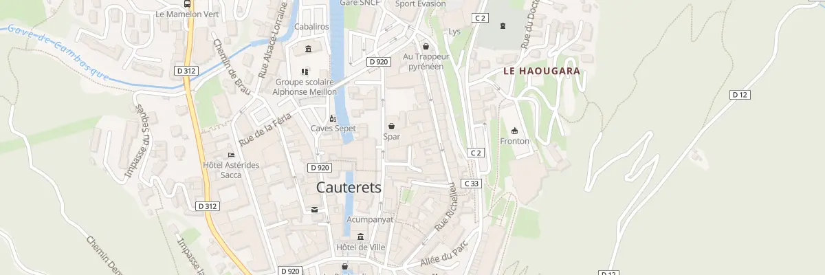 Plan du 16 Av du Gen Leclerc à Cauterets