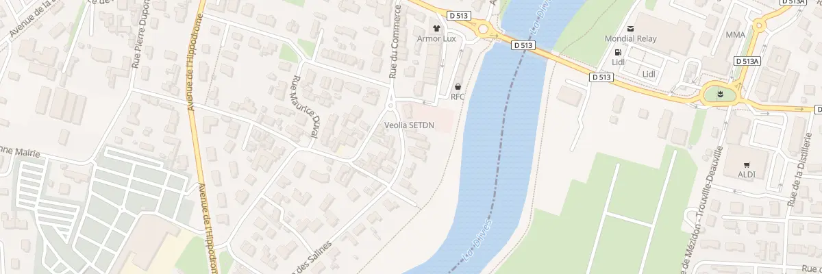 Plan du 1 Rue des Salines à Cabourg
