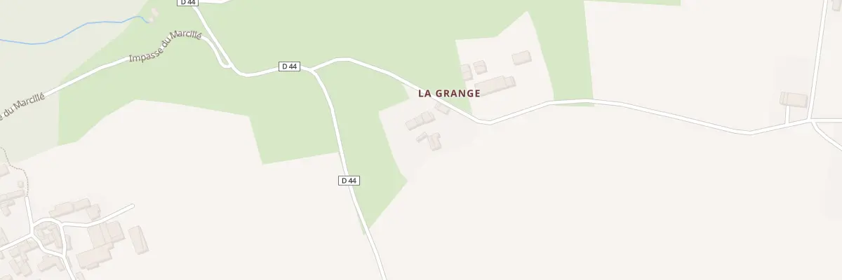 Plan du 4 La Grange à Marcillé