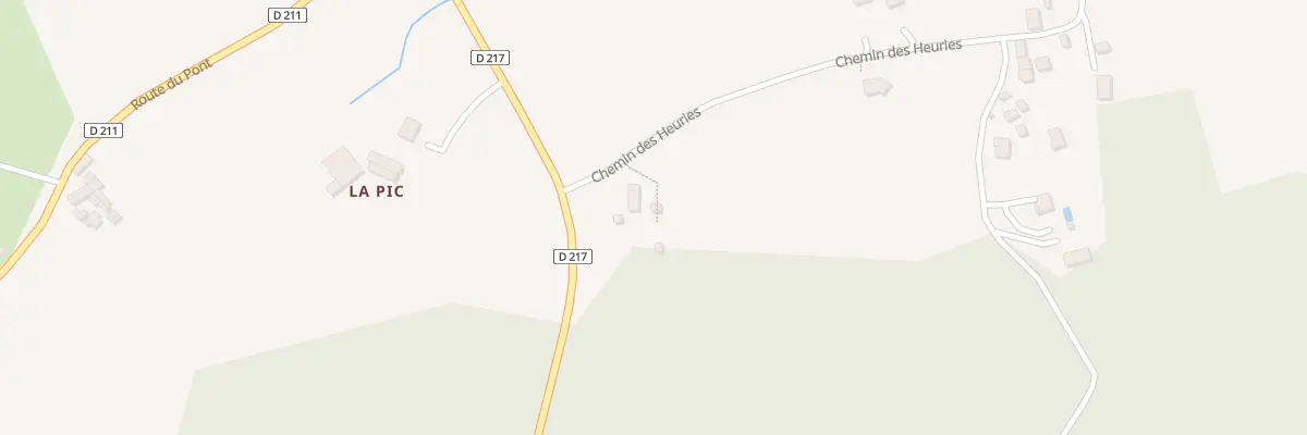 Plan du 595 Rte des Heuries à Baugé-en-Anjou