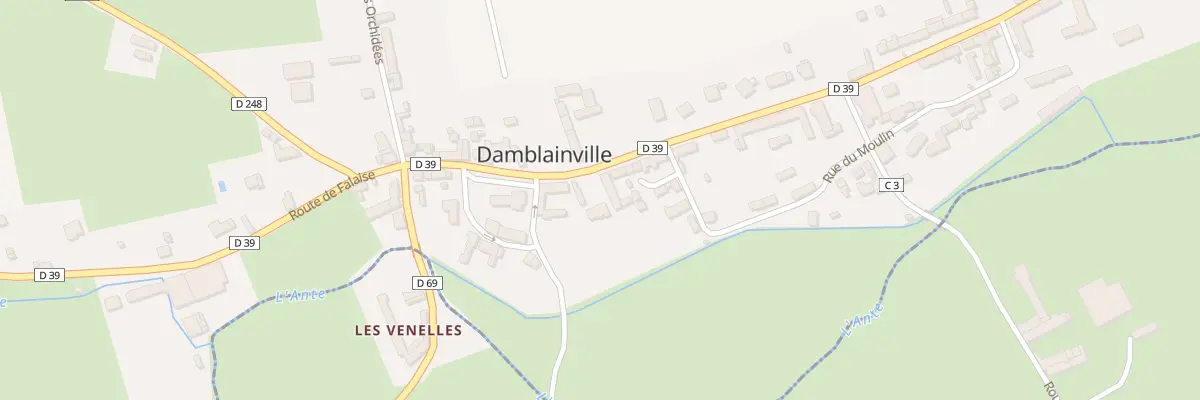 Plan du 4 Rte de Livarot à Damblainville