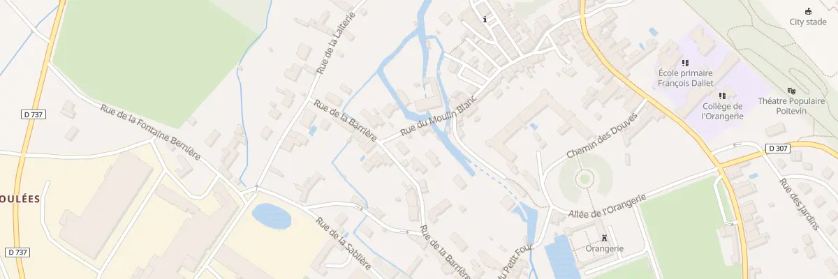 Plan du 43 Rue du Moulin Blanc à La Mothe-Saint-Héray