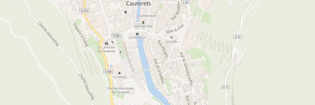 Plan du 5 Rue de la Raillère à Cauterets