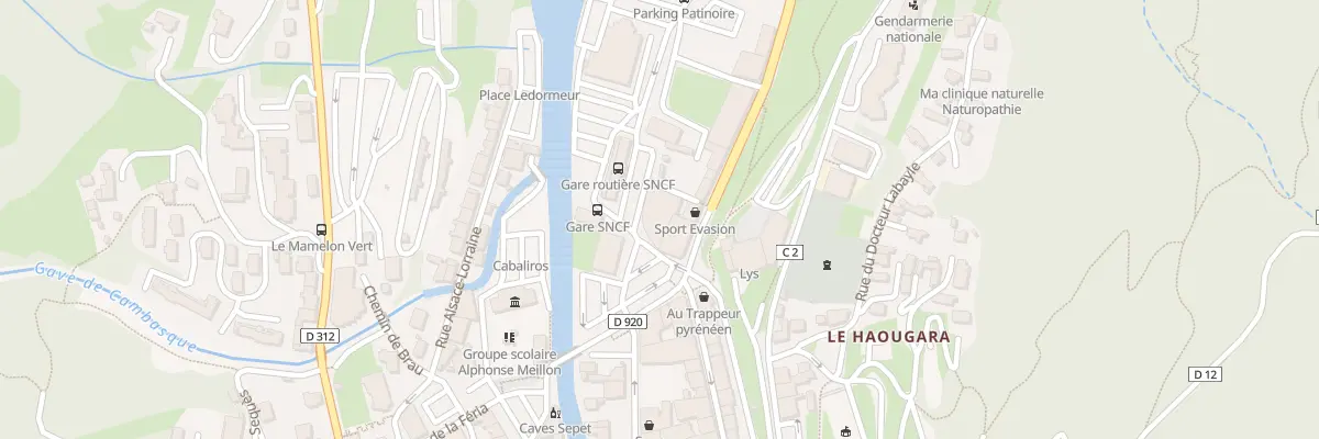 Plan du 15 Pl de la Gare à Cauterets