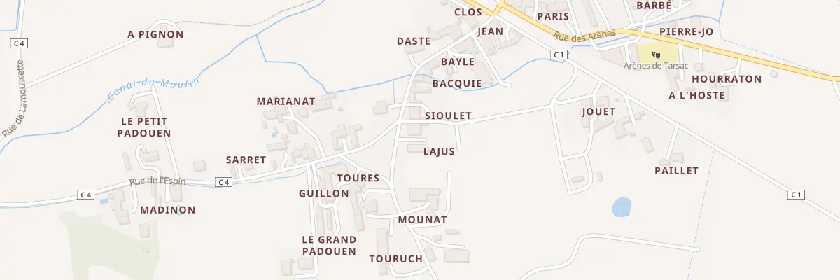 Plan du 21 Pl de Langlerotte à Tarsac
