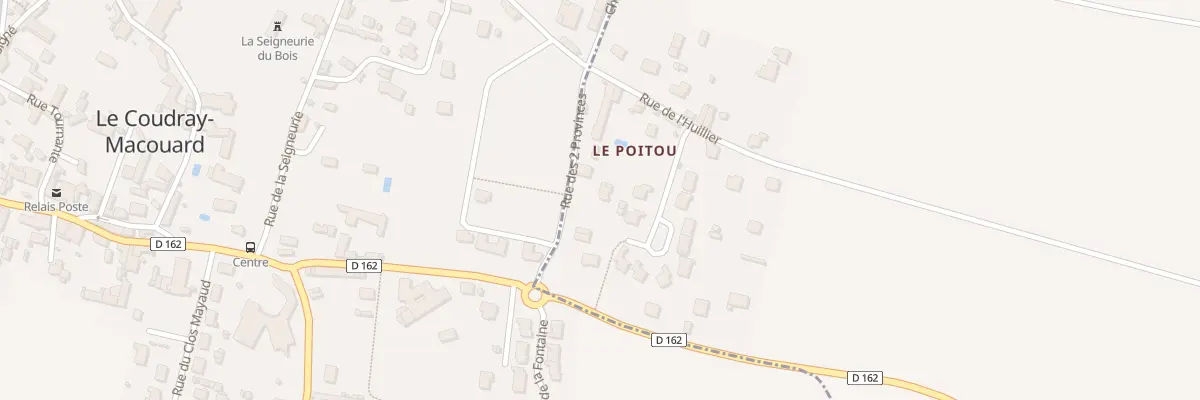Plan du 80 Rue des 2 Provinces à Artannes-sur-Thouet