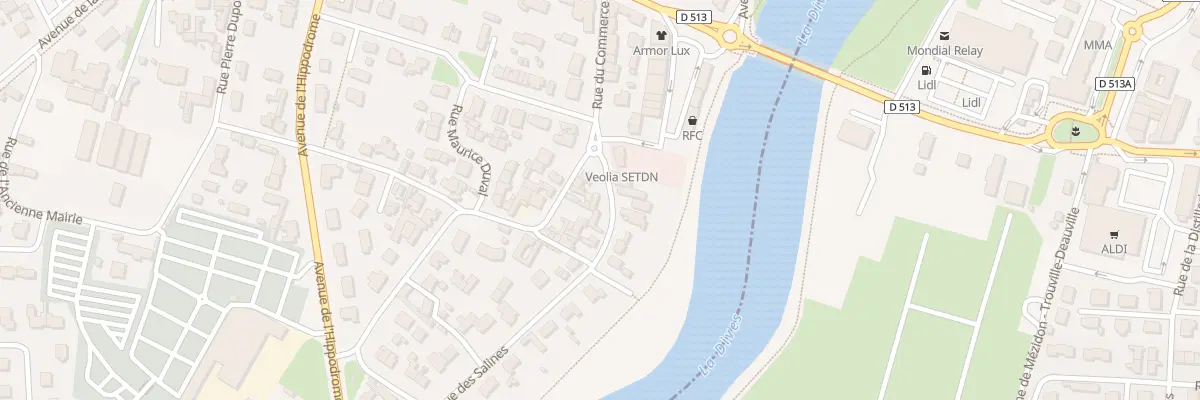 Plan du 2 Rue des Salines à Cabourg