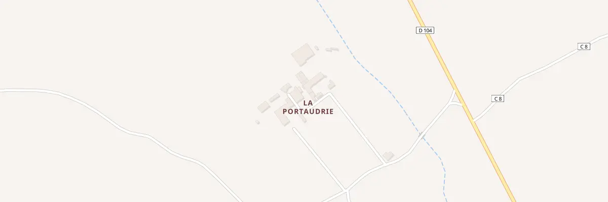 Plan du 6 Imp de la Portaudrie Guidier à Villemain