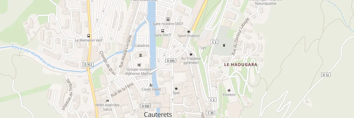Plan du 24 Av du Gen Leclerc à Cauterets