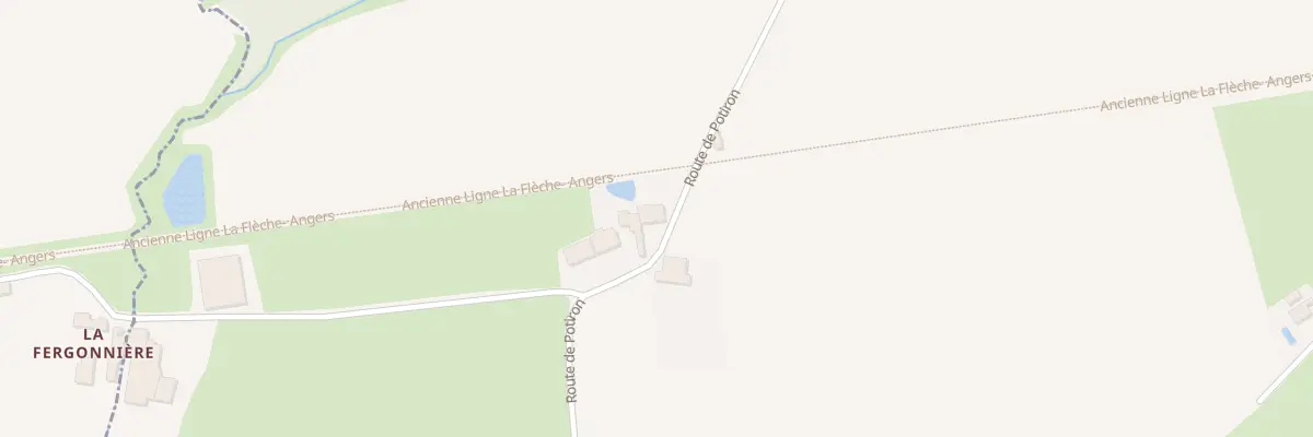 Plan du 645 Rte de Potiron à La Flèche