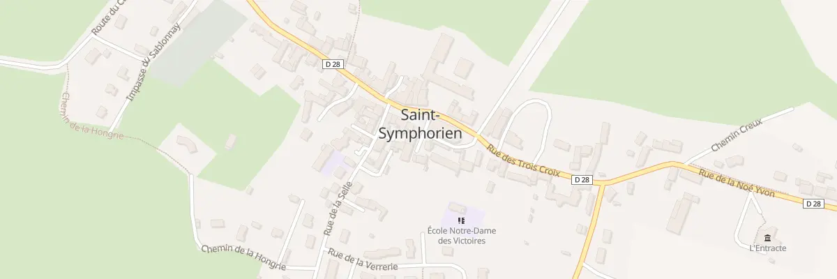 Plan du 9 Pl Louis des Cars à Saint-Symphorien