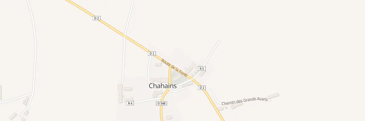 Plan du 1 Che des Barricades à Chahains