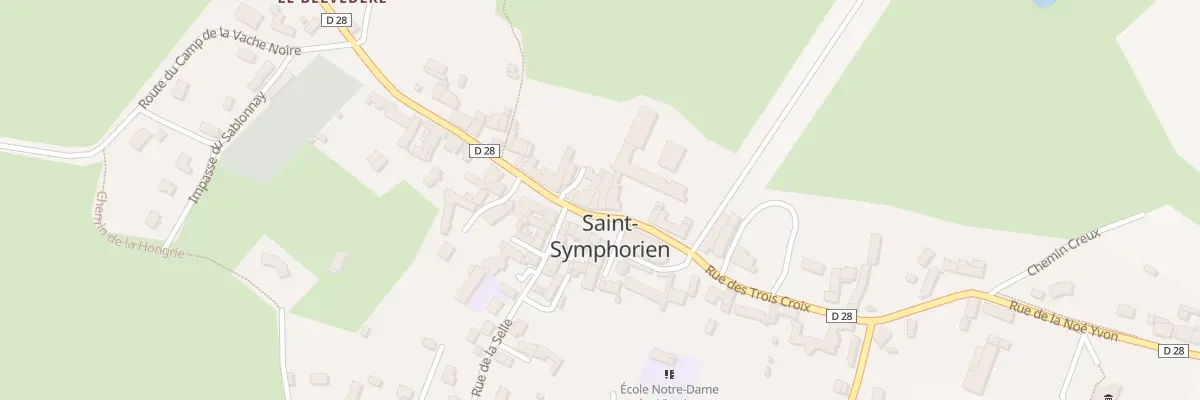 Plan du 6 Pl Louis des Cars à Saint-Symphorien