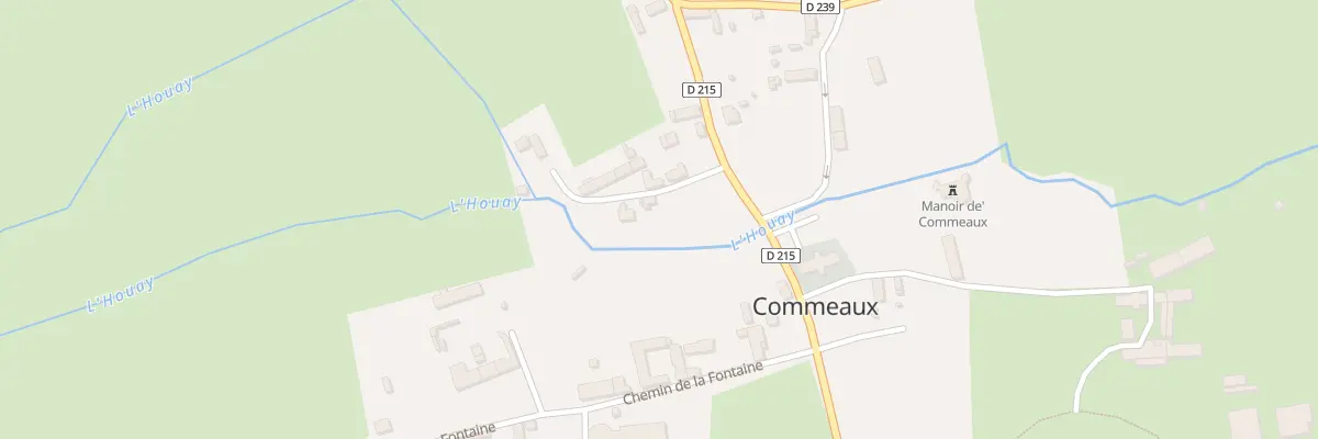 Plan du 14 Le Bourg à Commeaux