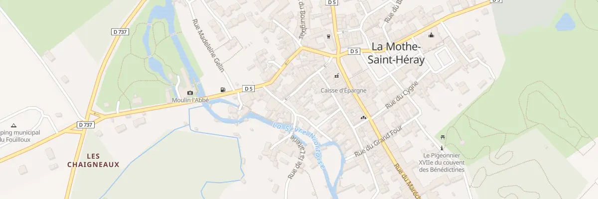 Plan du 15 Rue des Petites Boucheries à La Mothe-Saint-Héray