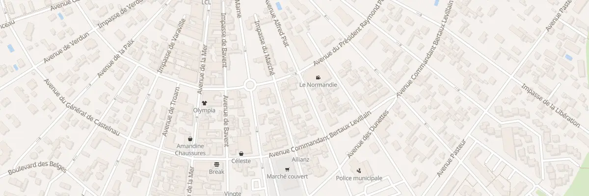 Plan du 10 Av Alfred Piat à Cabourg