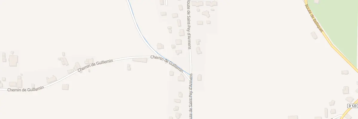 Plan du 43B Blanquepeyre Est à Sainte-Terre
