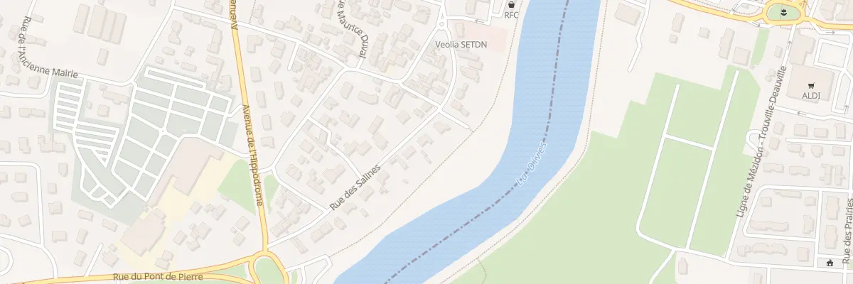 Plan du 11 Rue des Salines à Cabourg