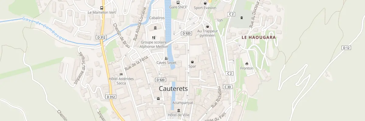 Plan du 15 Av du Gen Leclerc à Cauterets