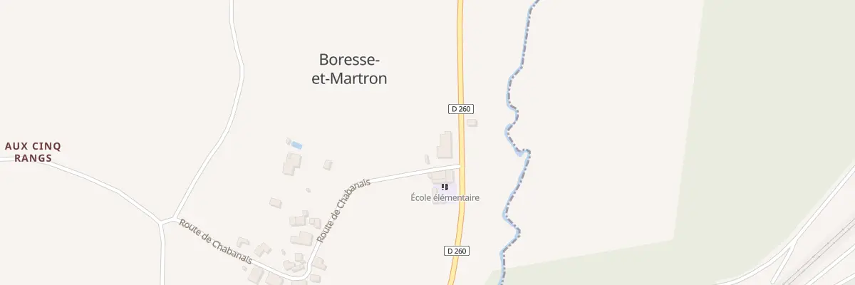 Plan du 5038 Nauve de la Font à Boresse-et-Martron