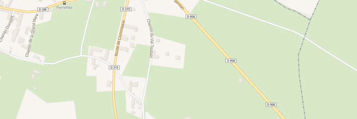 Plan du 2 Pierrefitte à Rônai