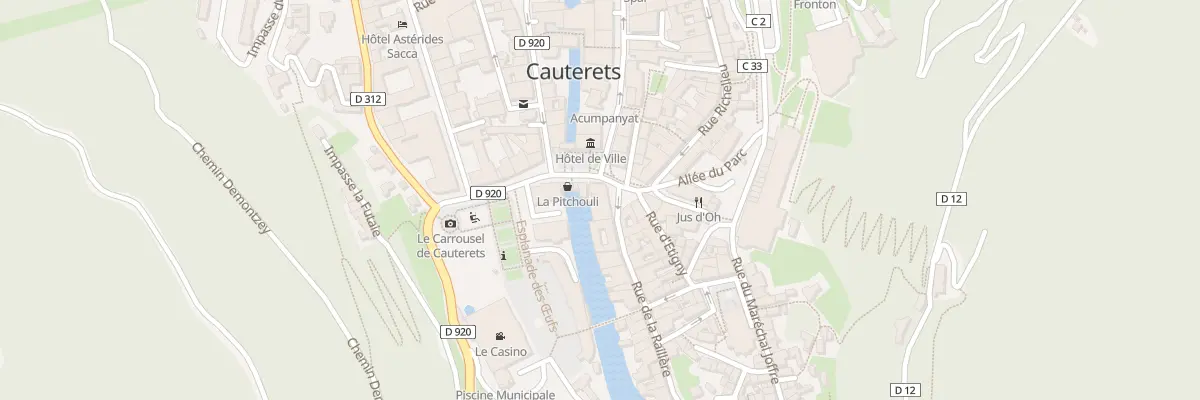 Plan du 9 Pl Maréchal Foch à Cauterets