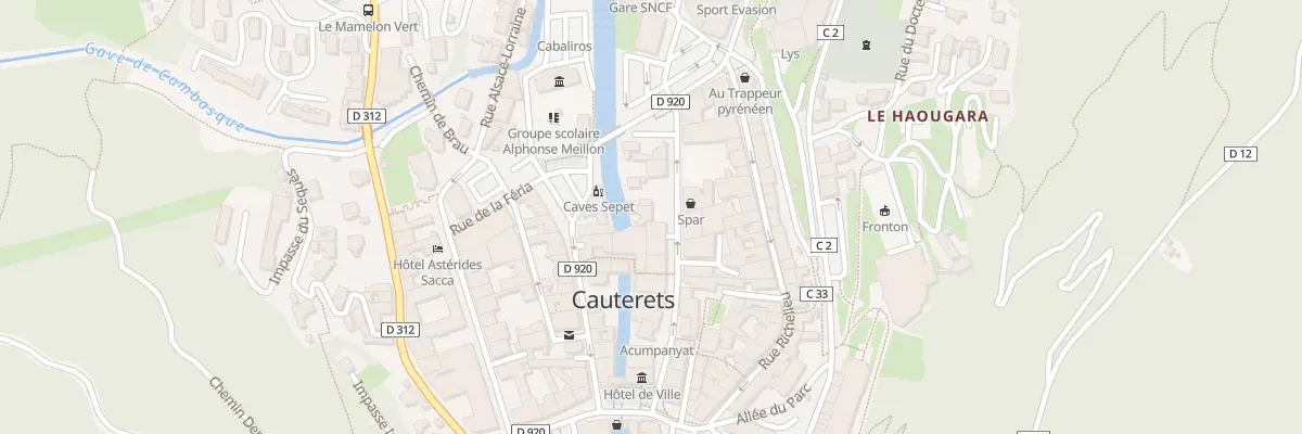 Plan du 13 Av du Gen Leclerc à Cauterets