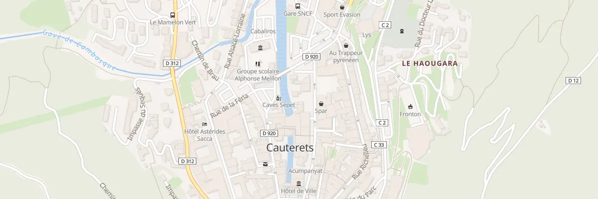Plan du 17 Av du Gen Leclerc à Cauterets