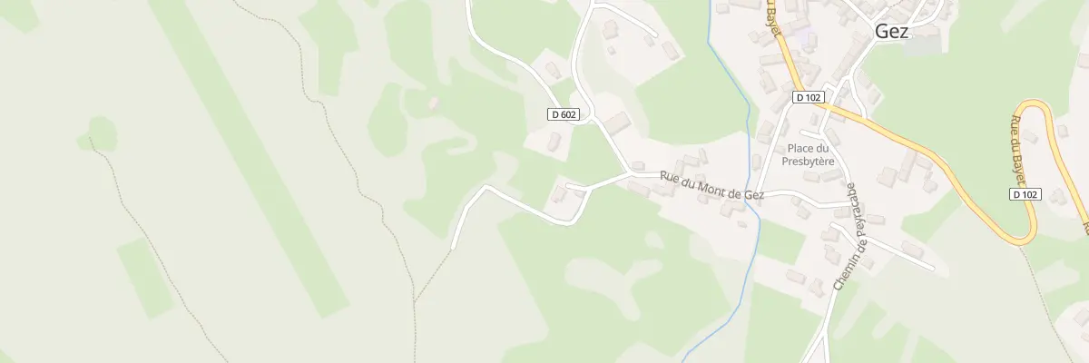 Plan du 5101 Casteret à Gez