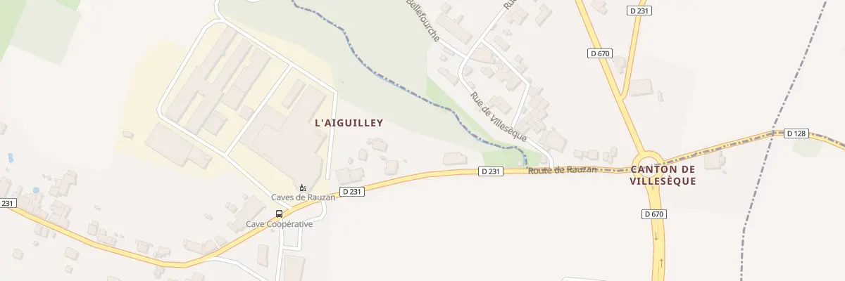 Plan du 306 L’Aiguilley à Rauzan