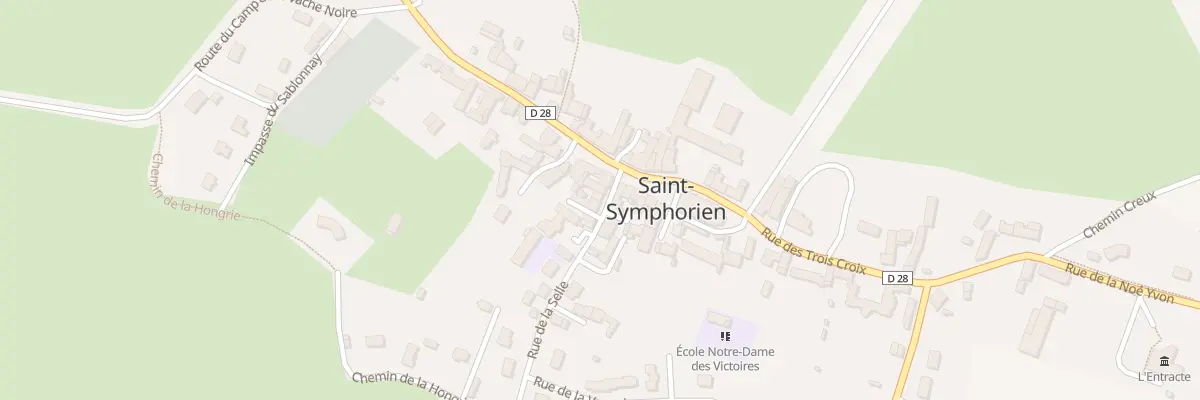 Plan du 1 Rue de la Selle à Saint-Symphorien