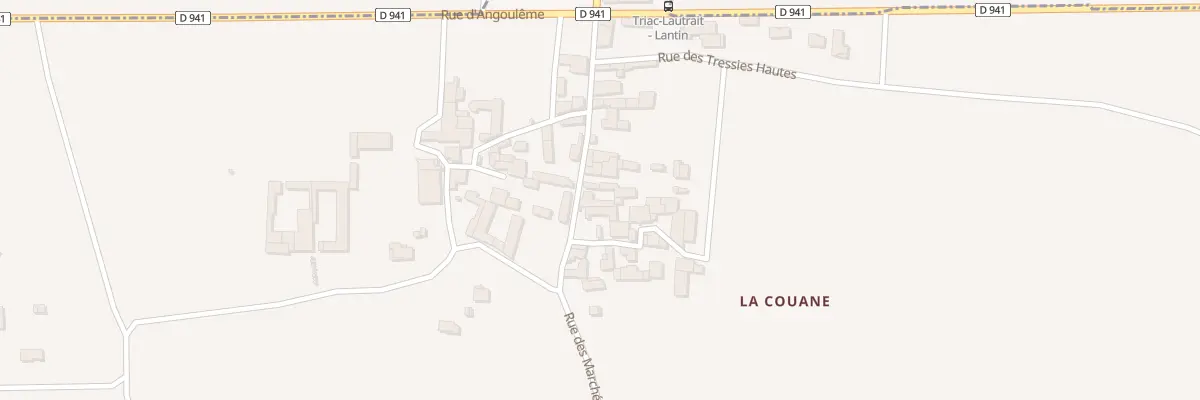 Plan du 17 Rue des Marchés à Triac-Lautrait